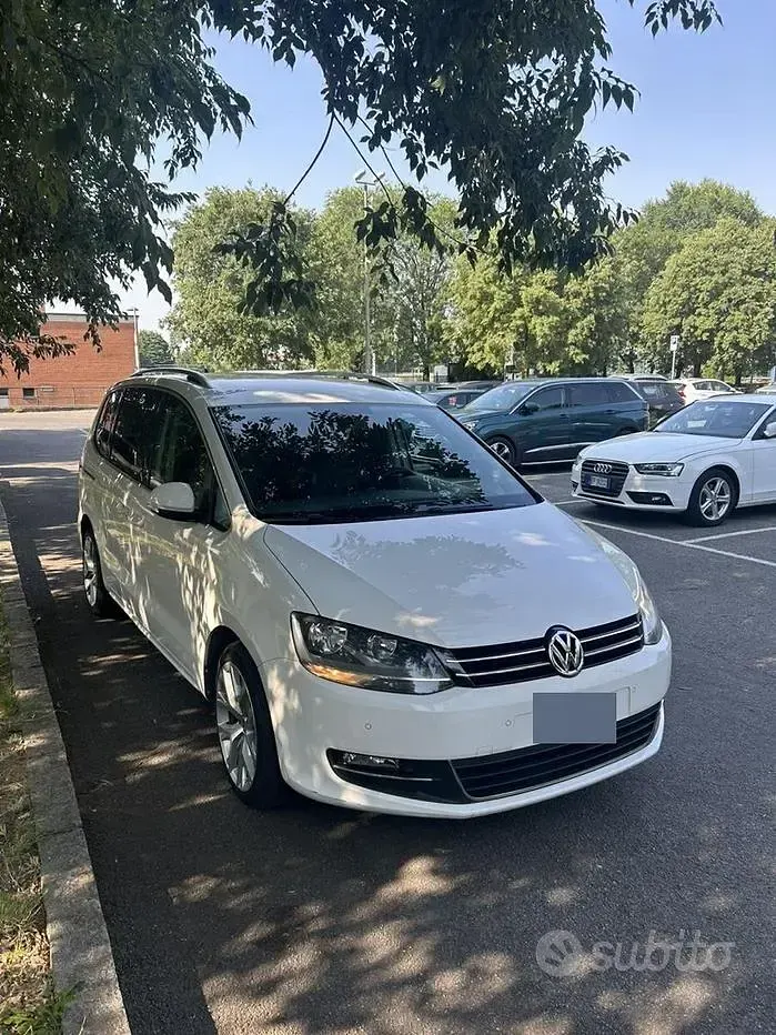 Usata VW Sharan 140 CV (102 kW) 2013 Bianco Monovolume