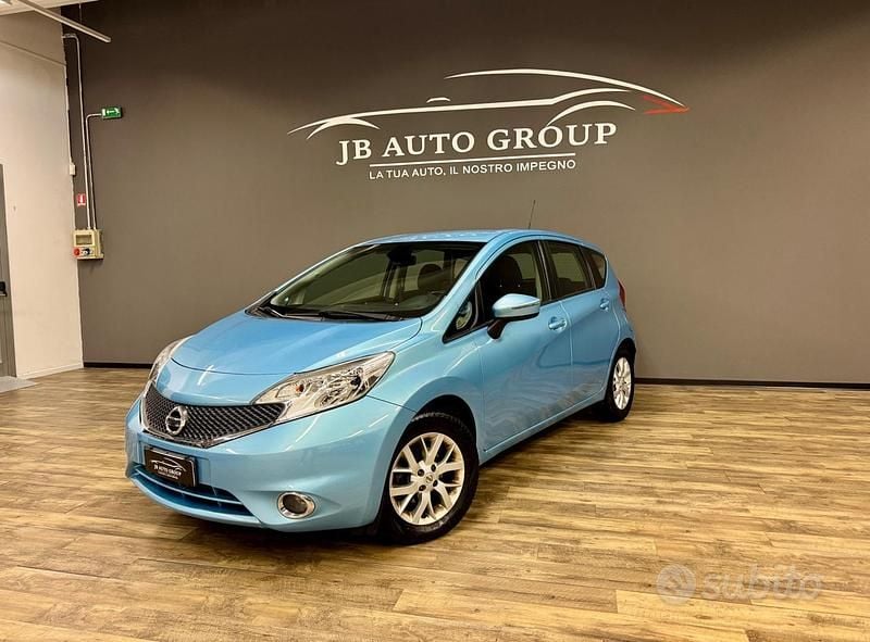 Usata Nissan Note Tekna 90 CV (66 kW) 2015 Blu Utilitaria