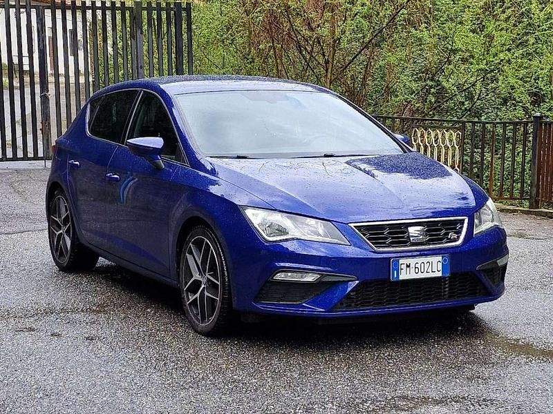 Usata Seat Leon FR 184 CV (135 kW) 2017 Blu/azzurro Berlina