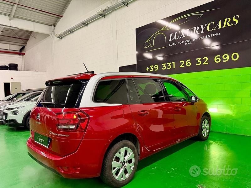 Usata Citroën C4 SpaceTourer Shine 131 CV (96 kW) 2019 Rosso Monovolume