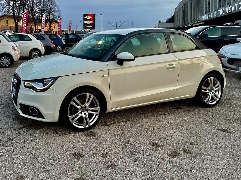 Usata Audi A1 Ambition 105 CV (77 kW) 2010 Bianco Utilitaria