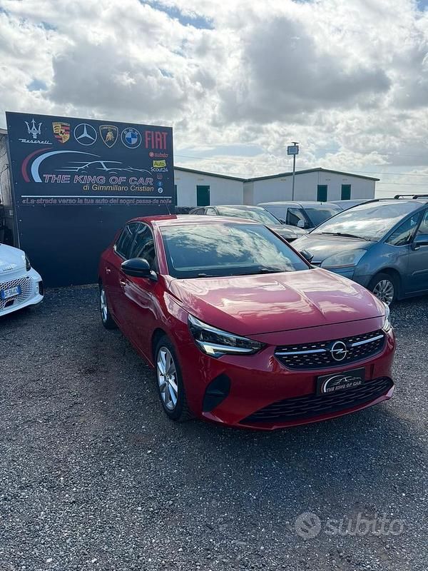 Usata Opel Corsa 101 CV (74 kW) 2021 Rosso Utilitaria