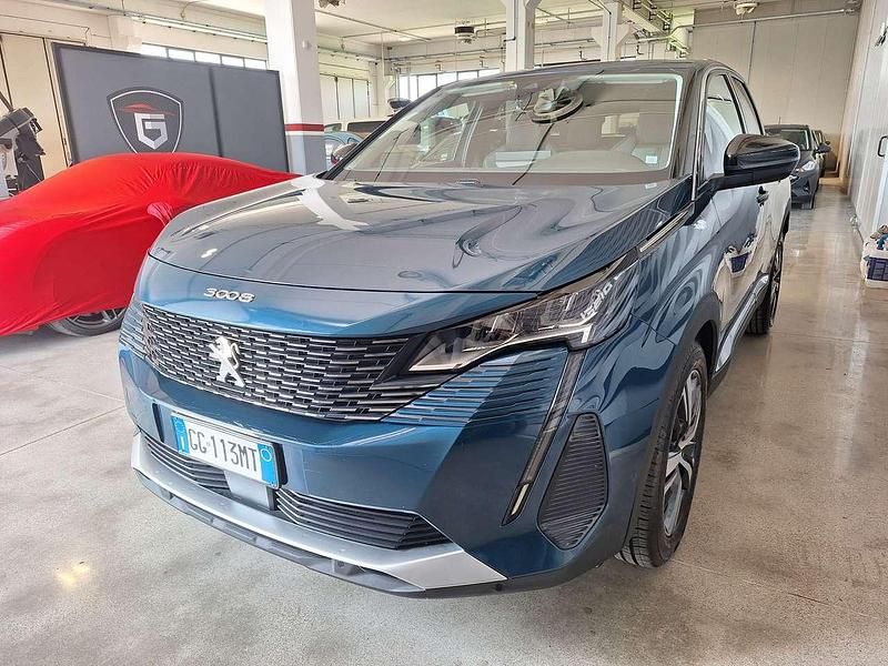 Usata Peugeot 3008 Allure 131 CV (96 kW) 2022 Blu/azzurro SUV