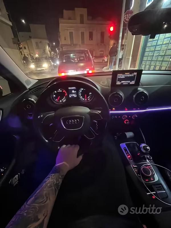 Usata Audi A3 110 CV (80 kW) 2015 Nero Utilitaria