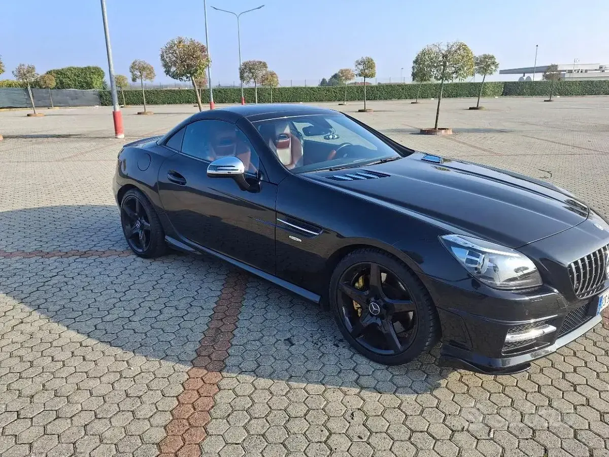 Usata Mercedes SLK200 Premium 184 CV (135 kW) 2014 Nero Cabrio