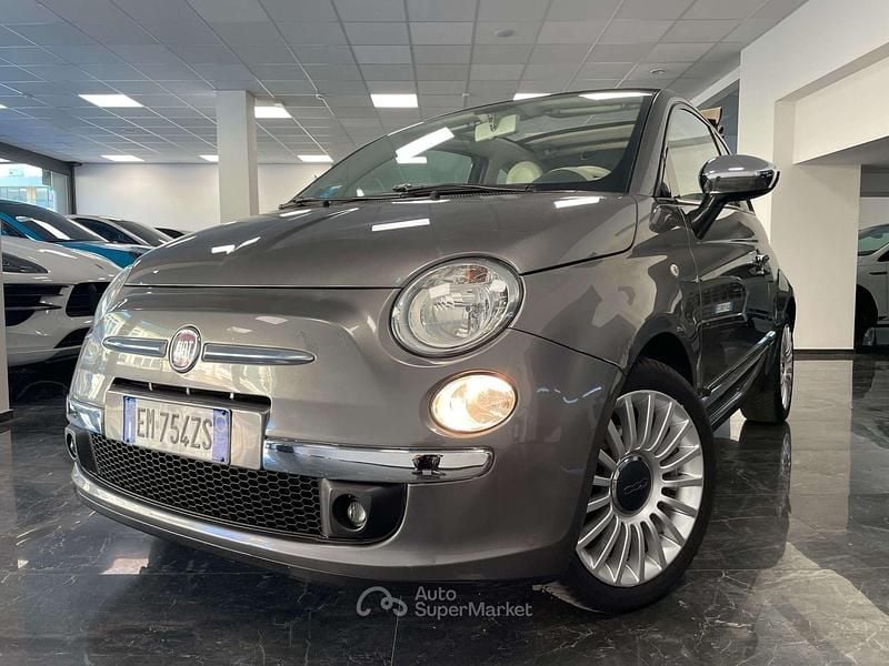 Grigio scuro Usata 2012 Fiat 500C Lounge Cabrio | 6000 € (Super prezzo) - Immagine 1/4