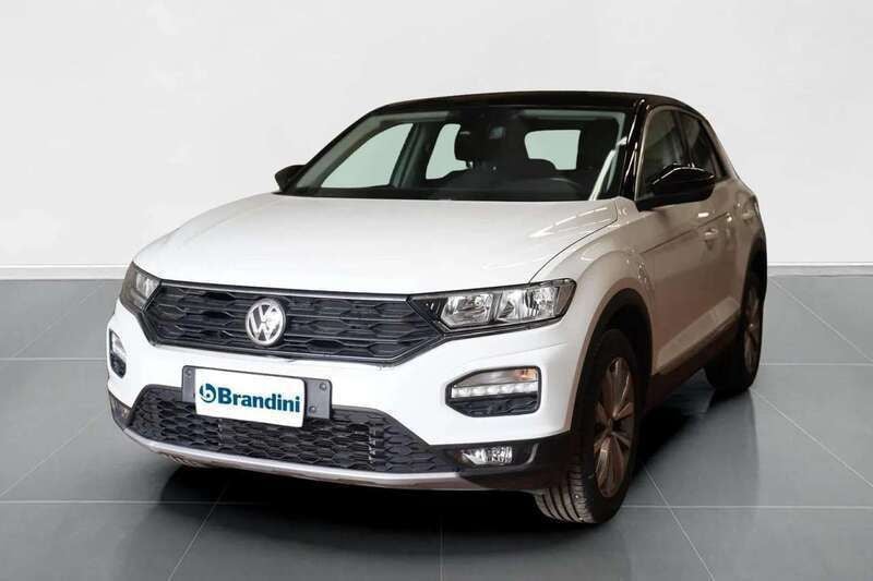 Bianco tetto nero Usata 2019 VW T-Roc Advance SUV | 17.900 € (Ottimo prezzo) - Immagine 1/4