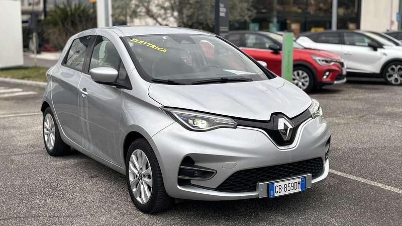 Usata Renault Zoe Zen 50 kW (69 CV) 2020 Argento Utilitaria