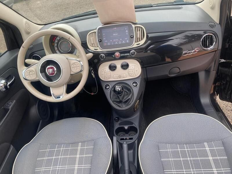 Usata Fiat 500 Dolcevita 69 CV (50 kW) 2017 Nero Cabrio