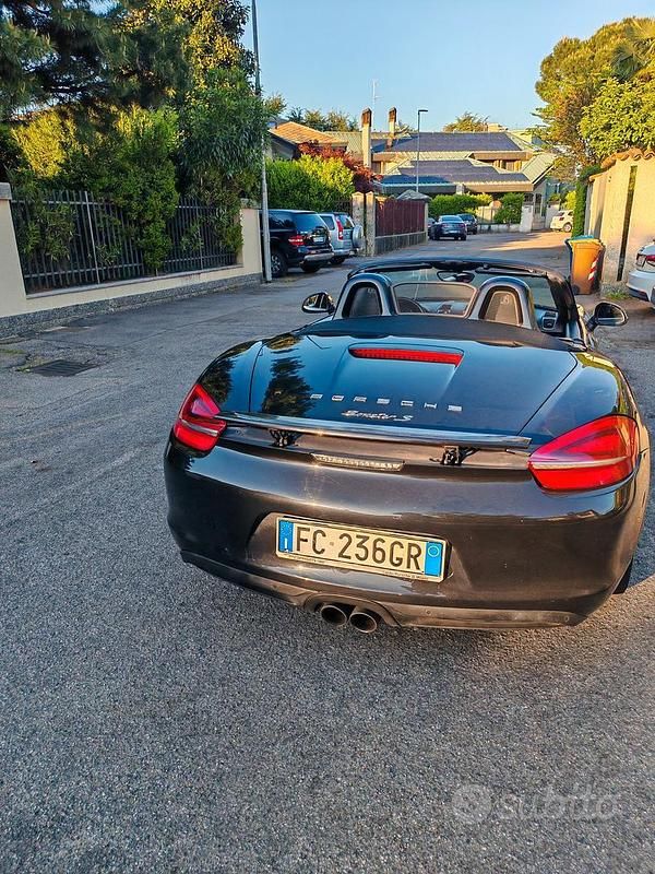 Usata Porsche Boxster Black Edition 2016 Nero Cabrio