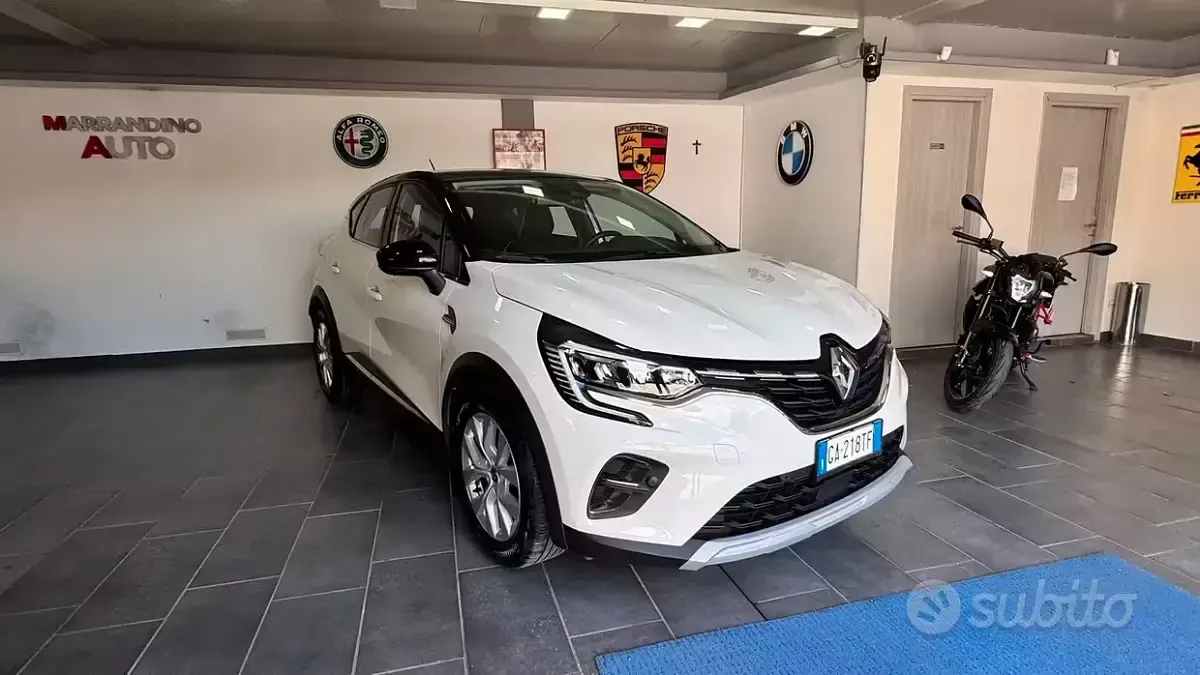 Usata Renault Captur Intens 116 CV (85 kW) 2020 Bianco SUV
