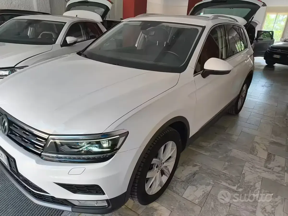 Usata VW Tiguan 150 CV (110 kW) 2016 Bianco SUV