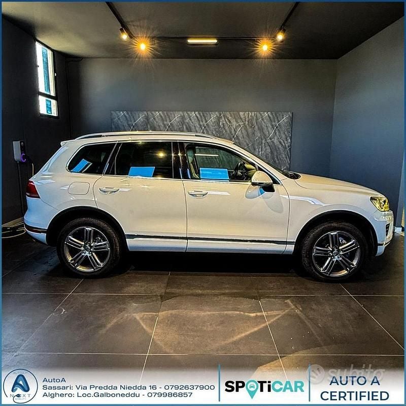 Usata VW Touareg 204 CV (150 kW) 2015 Bianco SUV