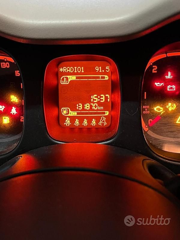 Usata Fiat Panda 95 CV (69 kW) 2014 Rosso Utilitaria