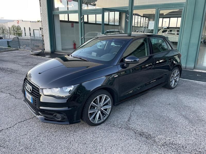 Usata Audi A1 S-Line 90 CV (66 kW) 2014 Nero Utilitaria