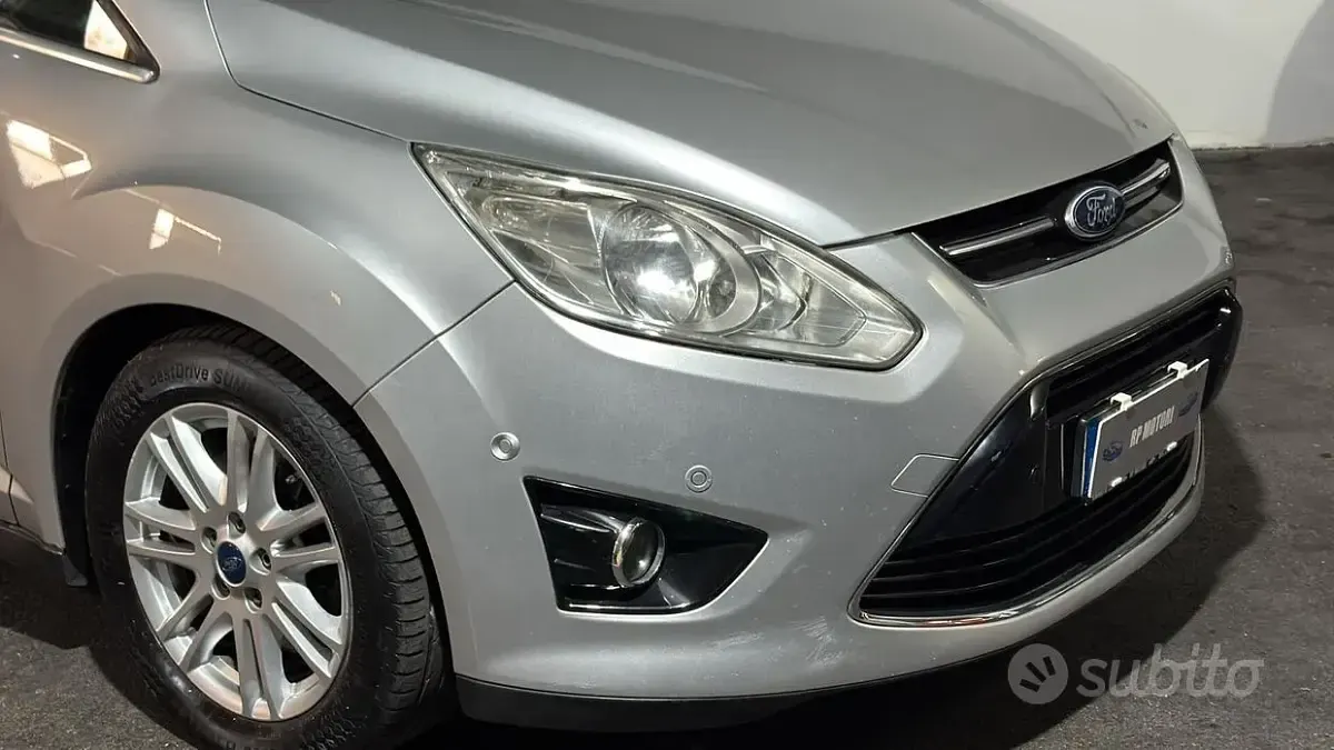 Usata Ford C-MAX Titanium 116 CV (85 kW) 2014 Grigio Monovolume