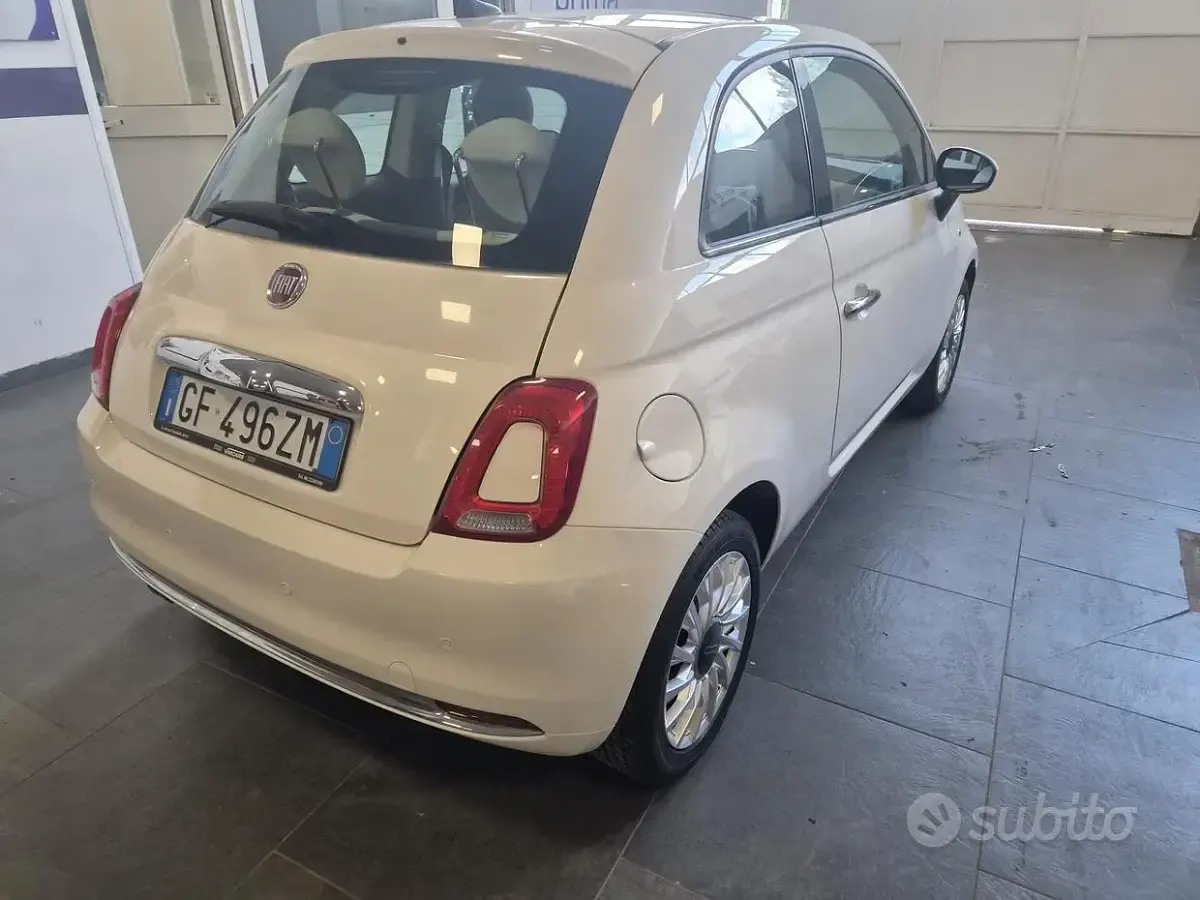 Usata Fiat 500 69 CV (50 kW) 2018 Bianco Utilitaria