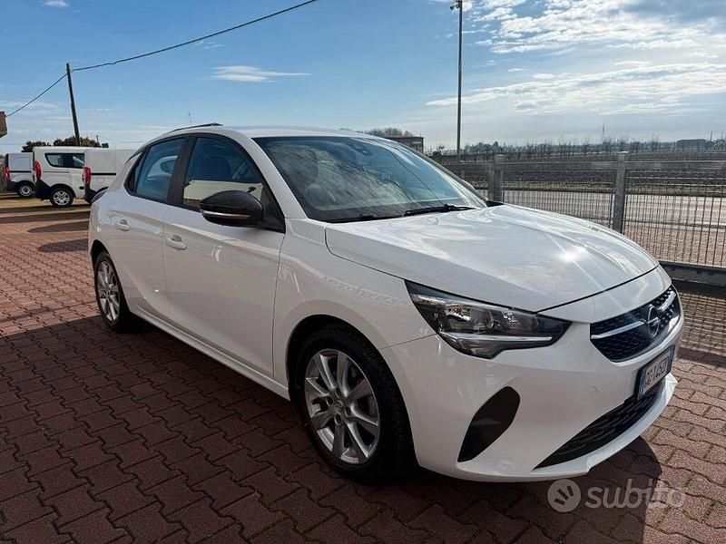 Usata Opel Corsa Edition 102 CV (75 kW) 2021 Bianco Utilitaria