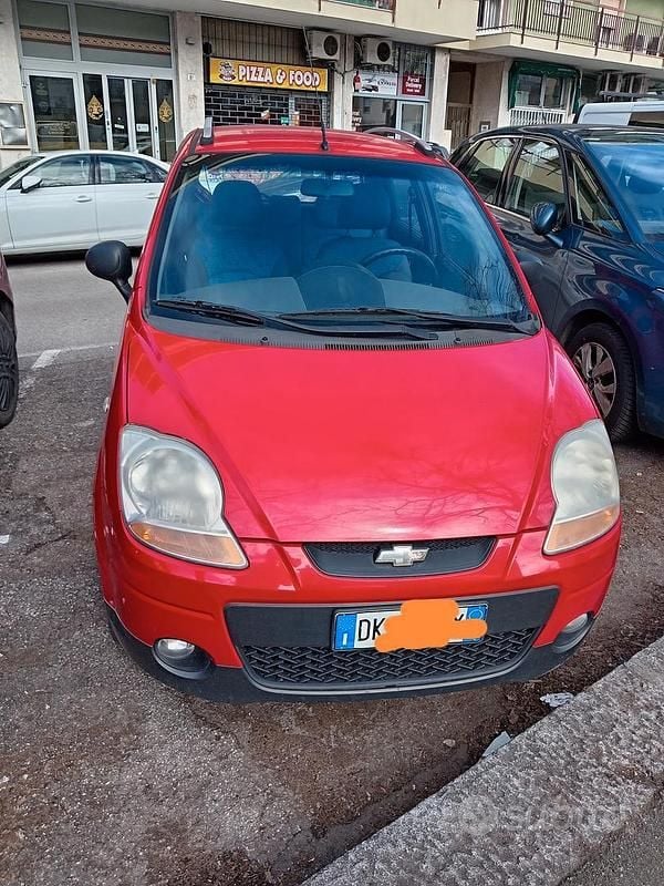 Usata Chevrolet Matiz 2007 Rosso Utilitaria
