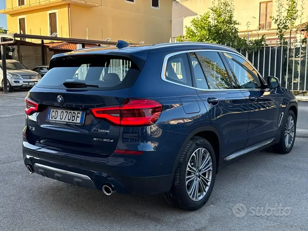 Usata BMW X3 Luxury Line 190 CV (139 kW) 2020 Blu SUV