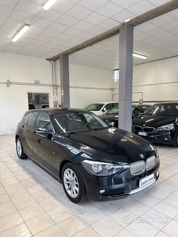 Usata BMW 116 115 CV (84 kW) 2014 Nero Utilitaria