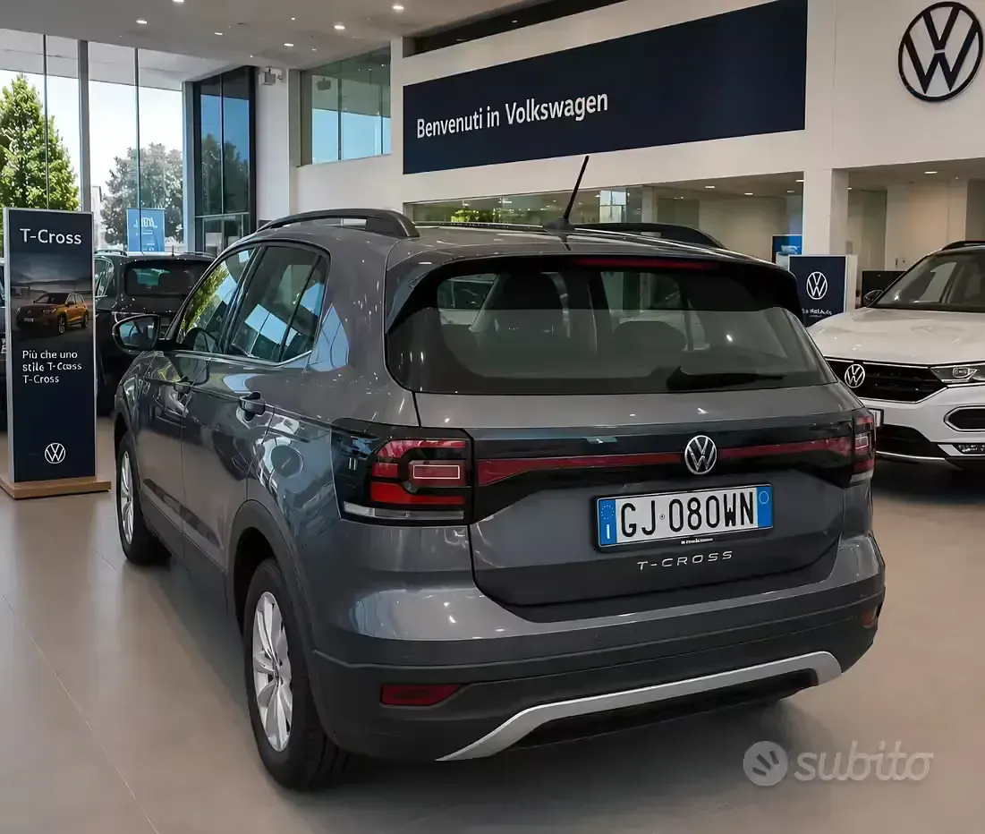 Usata VW T-Cross Style 95 CV (69 kW) 2022 Grigio SUV