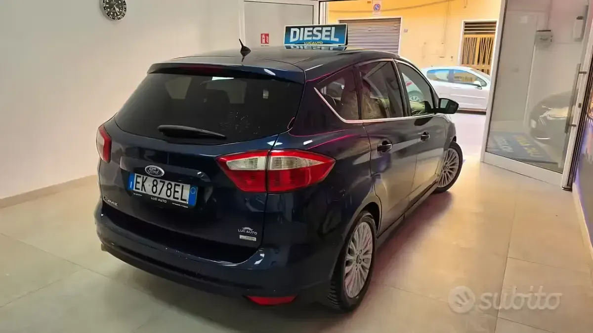 Usata Ford C-MAX Titanium 115 CV (84 kW) 2012 Blu Monovolume
