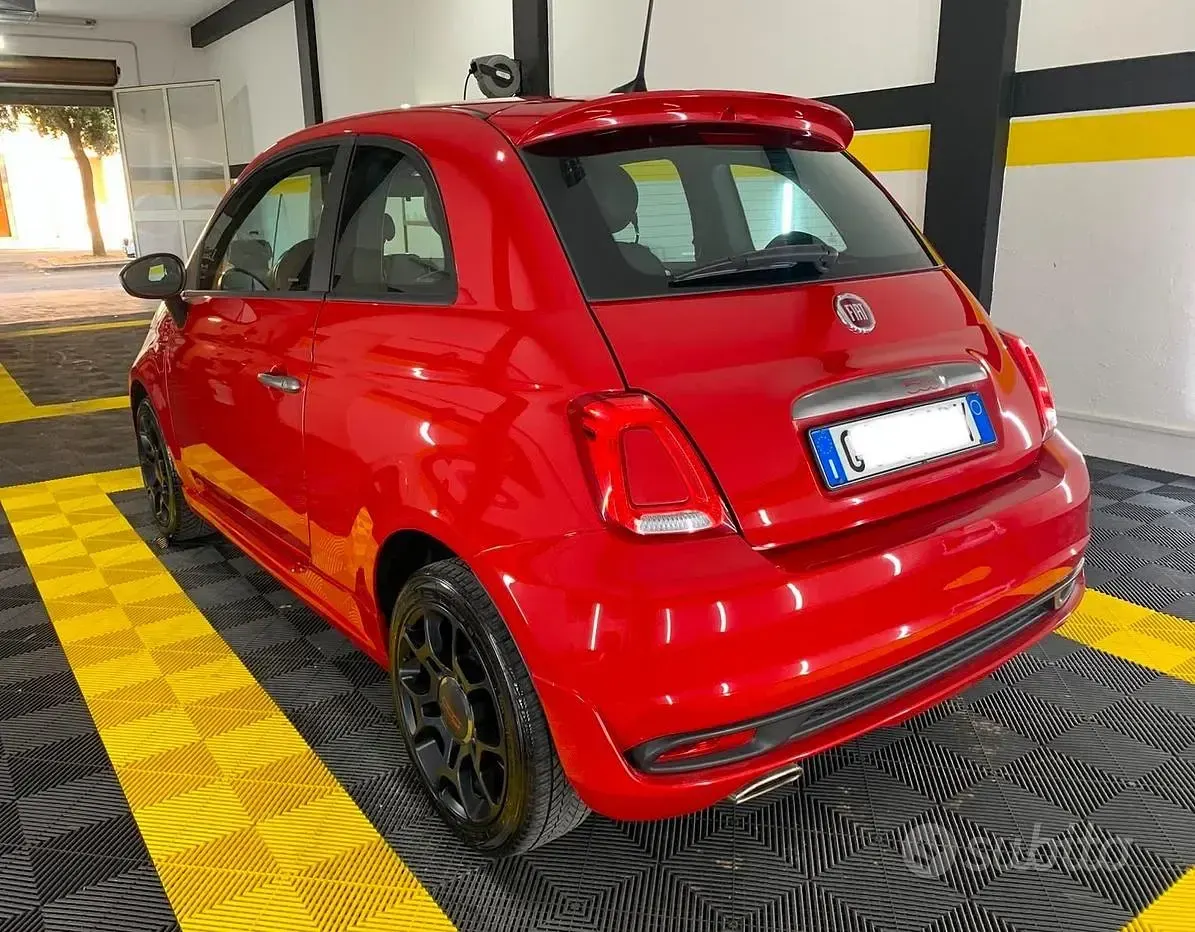 Usata Fiat 500 Sport 69 CV (50 kW) 2021 Rosso Berlina