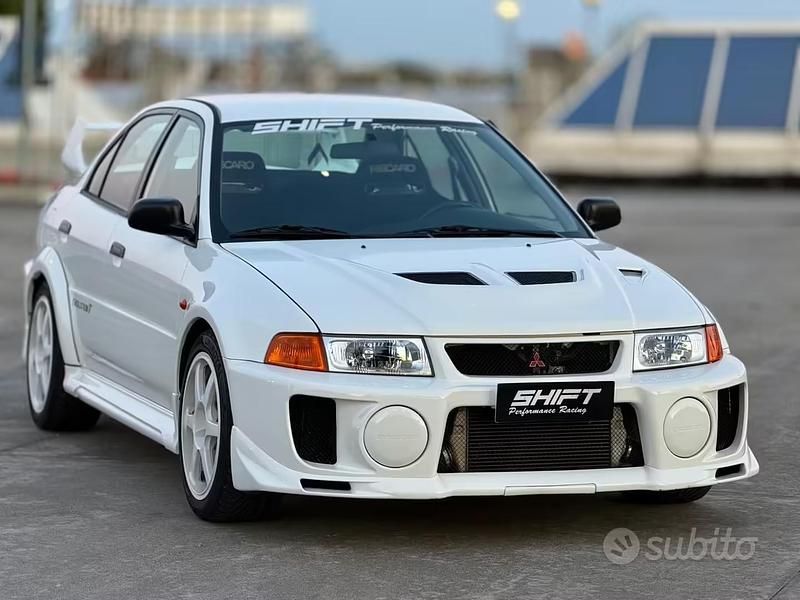 Usata Mitsubishi Lancer Evolution 280 CV (205 kW) 1998 Bianco Berlina