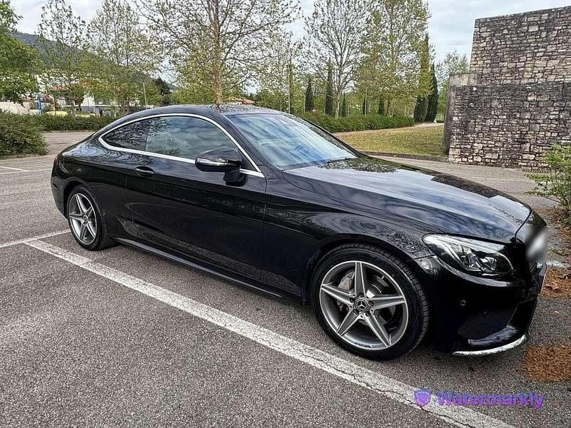 Usata Mercedes C220 Premium Plus 170 CV (125 kW) 2017 Nero Coupé