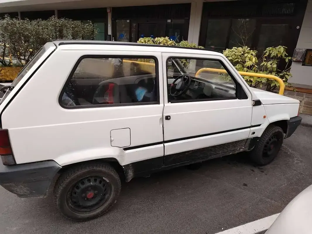 Usata Fiat Panda Young 54 CV (39 kW) 2003 Bianco Utilitaria