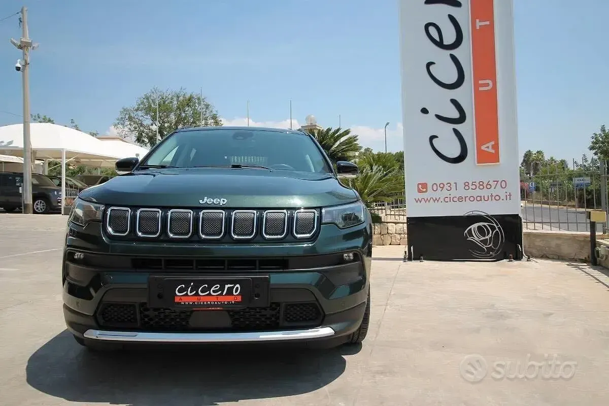 Usata Jeep Compass Limited 131 CV (96 kW) 2021 Verde SUV