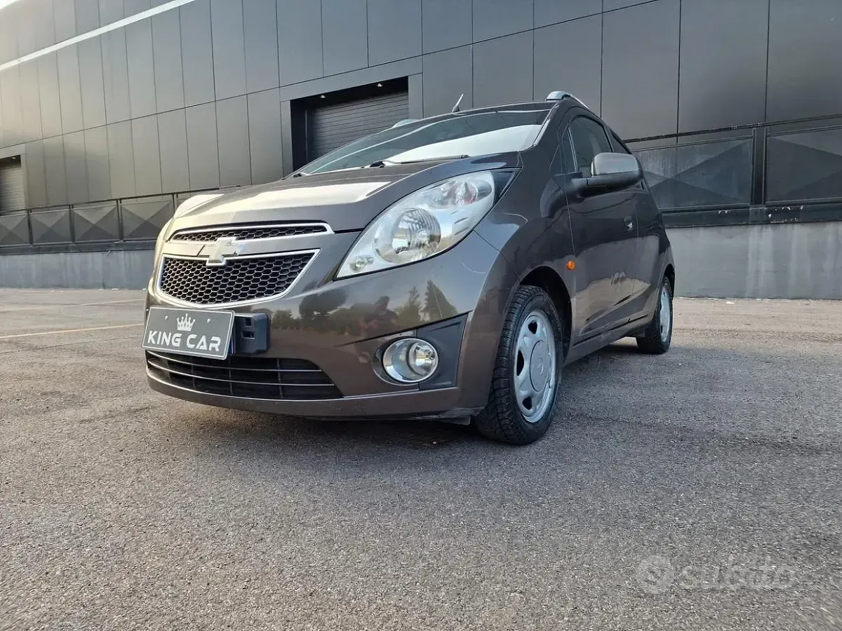 Usata Chevrolet Spark LT 82 CV (60 kW) 2010 Marrone Utilitaria