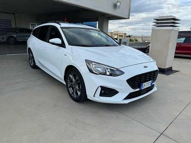 Usata Ford Focus ST-Line 125 CV (91 kW) 2020 Bianco Station wagon