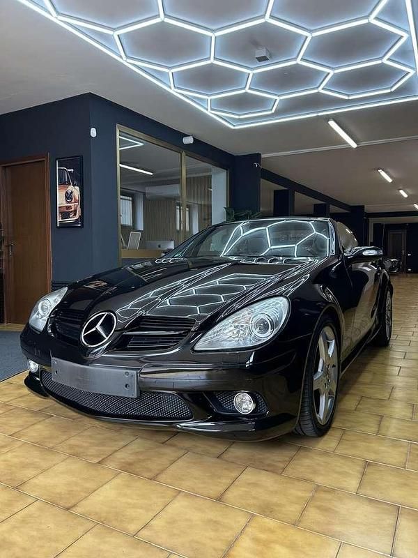 Usata Mercedes SLK350 AMG 272 CV (200 kW) 2004 Nero Cabrio
