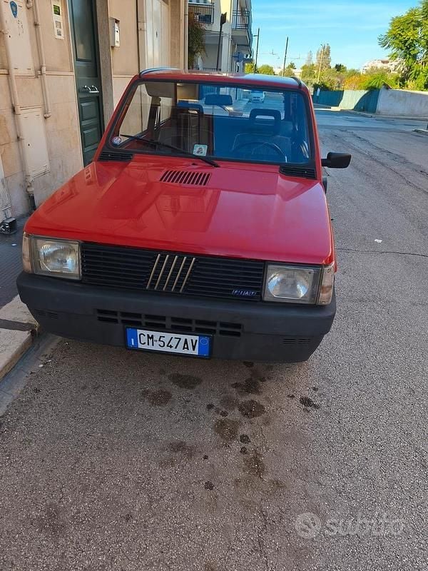 Usata Fiat Panda 1985 Rosso Utilitaria