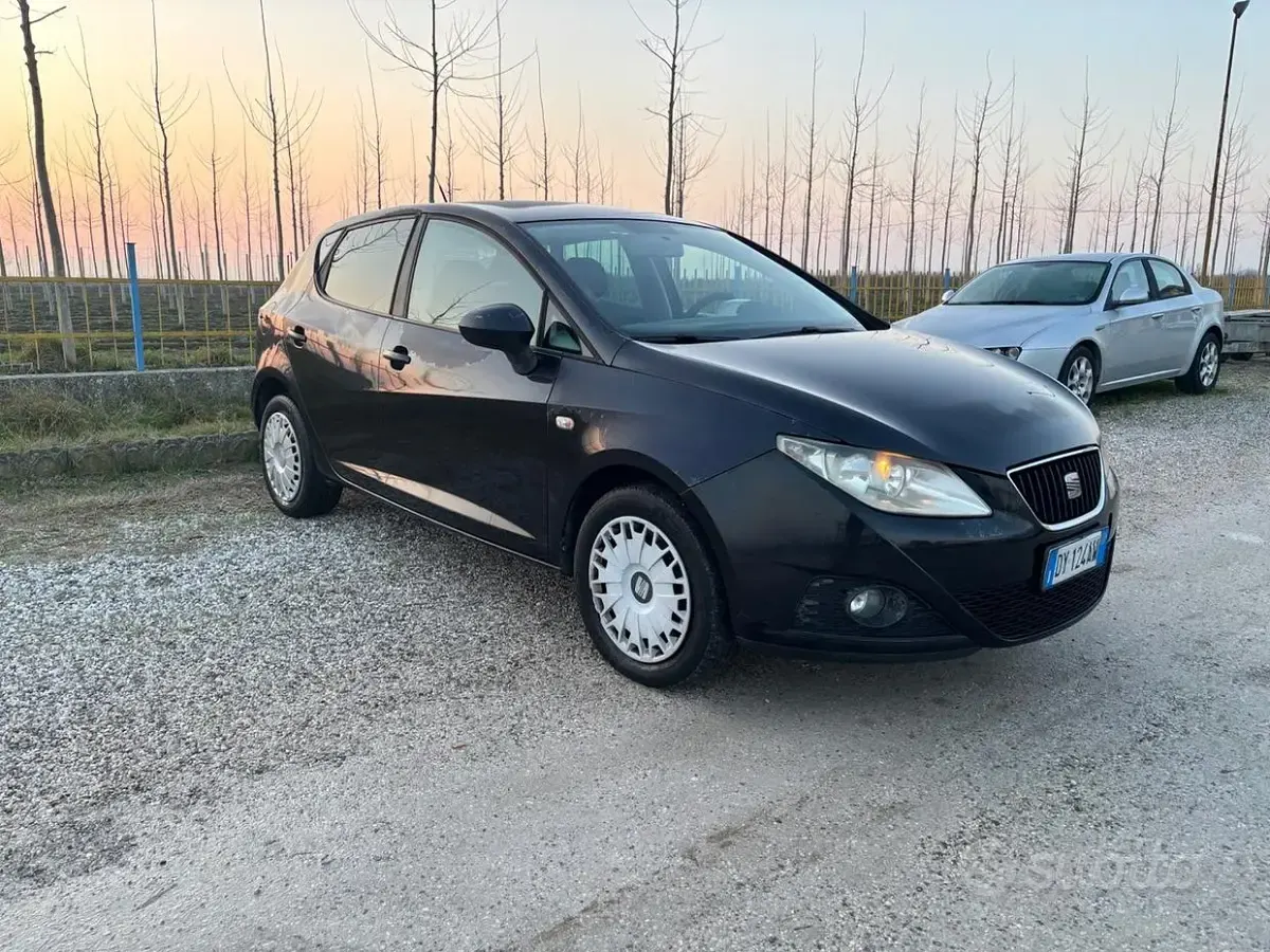 Usata Seat Ibiza 80 CV (58 kW) 2009 Blu Berlina