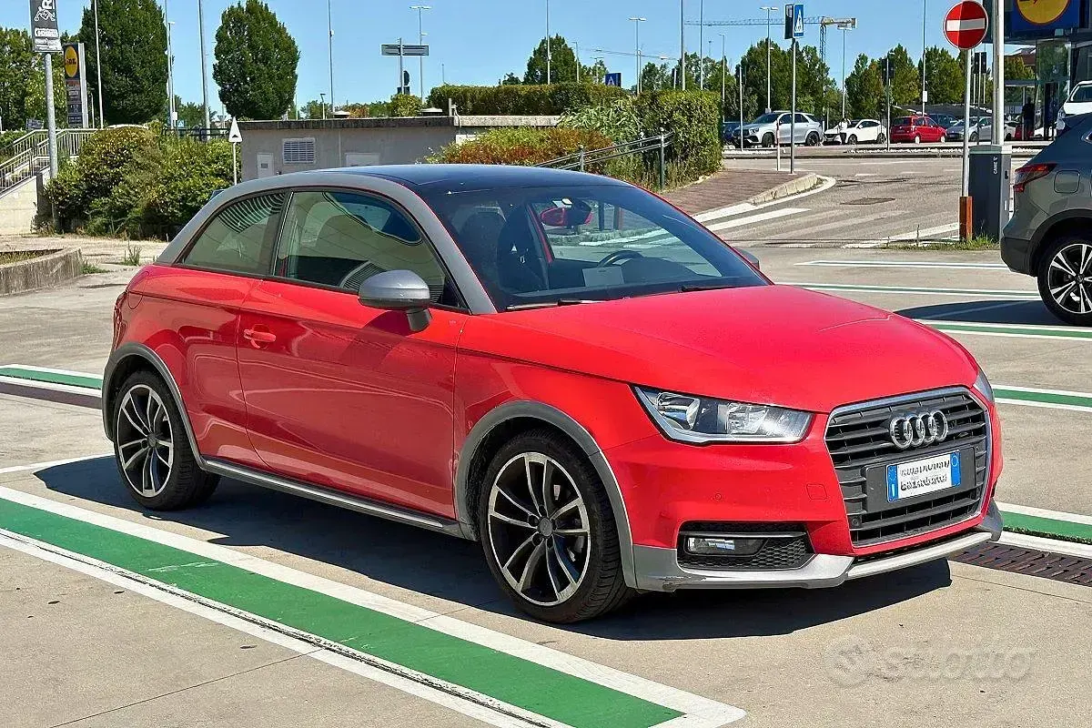 Usata Audi A1 Sport 82 CV (60 kW) 2017 Rosso Utilitaria