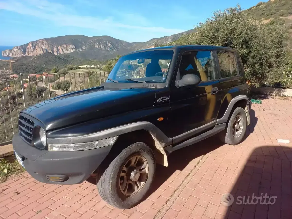 Usata SsangYong Korando 120 CV (88 kW) 2005 Nero SUV