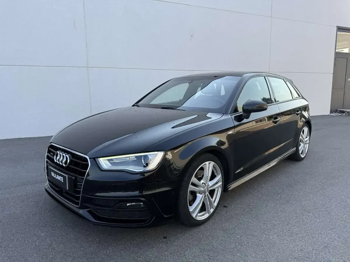 Usata Audi A3 S-Line 184 CV (135 kW) 2015 Nero Berlina
