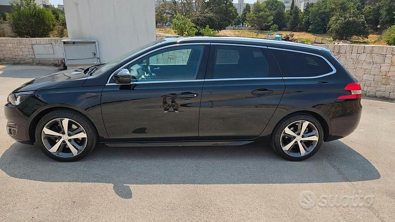 Usata Peugeot 308 SW GT-line 150 CV (110 kW) 2017 Nero Station wagon