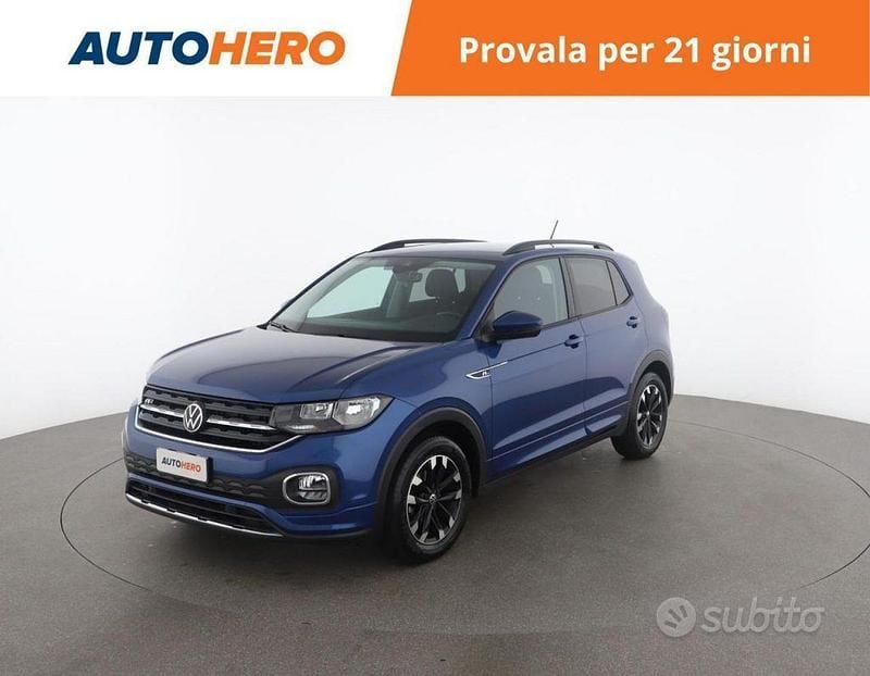 Usata VW T-Cross 110 CV (80 kW) 2022 Blu SUV