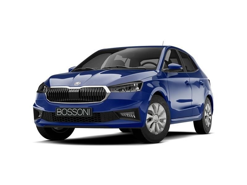 Nuova Skoda Fabia 2026 Blu Utilitaria