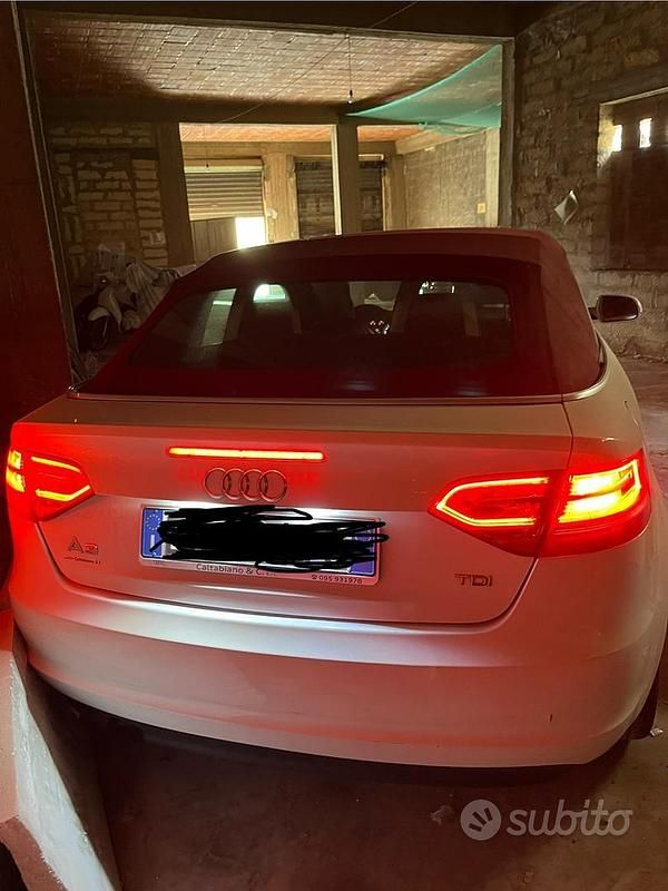 Usata Audi A3 Cabriolet 105 CV (77 kW) 2011 Bianco Cabrio