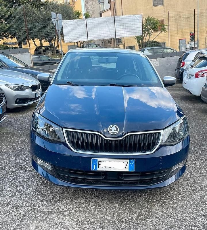 Usata Skoda Fabia 90 CV (66 kW) 2018 Blu Berlina