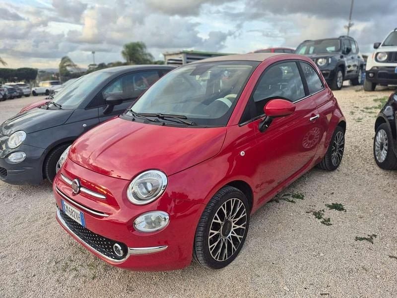 Usata Fiat 500C Star 69 CV (50 kW) 2023 Rosso Cabrio