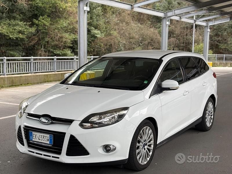 Usata Ford Focus Titanium 115 CV (84 kW) 2011 Bianco Berlina