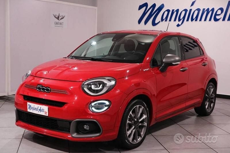 Usata Fiat 500X Sport 131 CV (96 kW) 2022 Rosso(met.) SUV