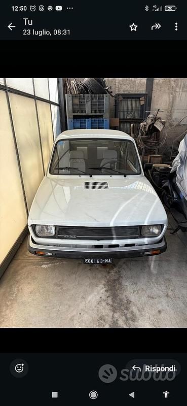 Usata Fiat 127 50 CV (36 kW) 1980 Bianco Utilitaria