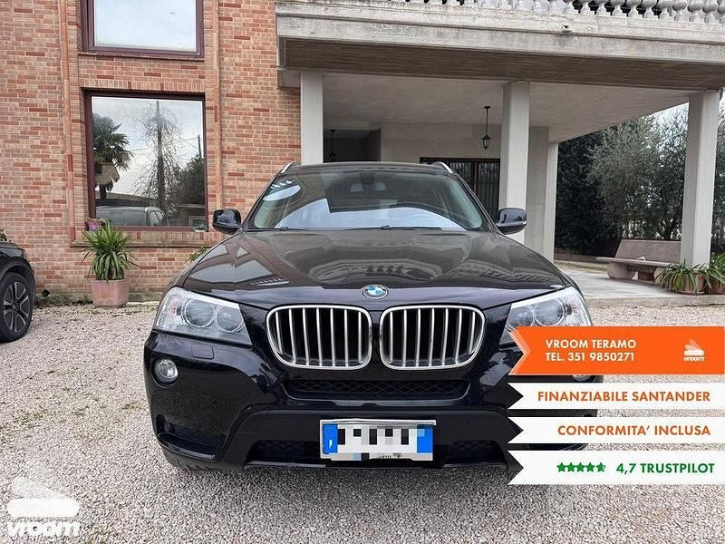 Usata BMW X3 143 CV (105 kW) 2013 Nero SUV